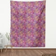 thumbnail image 3 of Ambesonne Paisley Fabric by the Yard Upholstery, Flowers and Sun, 2 Yards, Multicolor, 3 of 4