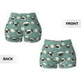 thumbnail image 5 of Naloa Cute Puppy Biker Shorts for Women Seamless Scrunch Short Women’s Yoga Shorts for Gym Running Sport Shorts - X-Large, 5 of 9