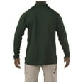 thumbnail image 2 of 5.11 Work Gear Men's Performance Long Sleeve Polo Shirt, 100% Polyester, SmartWeave Fabric, L.E. Green, Medium, Style 72049, 2 of 4