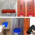 thumbnail image 3 of Wood Graining Tool Set, 6pcs 7inch Wood Grain Roller Rubber Graining Tool Paint Wood Diy Painting Tool, 3 of 5