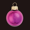 thumbnail image 2 of Shiny Soft Rose Pink Glass Ball Christmas Ornament 7" (180mm), 2 of 4