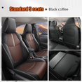 thumbnail image 3 of Funda de asiento de coche de cobertura total, ajuste personalizado para Toyota Corolla Cross SUV 2021-2024, protector de cojín de asiento, accesorios interiores de automóvil, 3 of 5