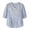 Blue, variant on Embroidered Linen Tops For Women,Flowy Bohemian Tunics For Women Spring 2026 Gauze Tops Cotton Blouses For Women Lightweight Breathable Shirts Cotton Linen Tops Peasant Blouses For Women V Neck