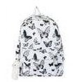 thumbnail image 1 of Fashion Backpack Butterfly Print Oxford Student Rucksack for Travel (Multicolor), 1 of 9