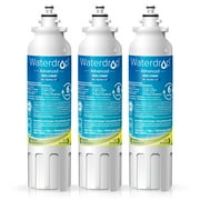 Waterdrop 469490 Refrigerator Water Filter, NSF 53&42 Certified to Reduce 99% Lead, Compatible with LG LT800P, Kenmore 9490, ADQ73613402, LSXS26326S, LMXC23746S, 46-9490, LMXC23746D, Pack of 3