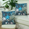 thumbnail image 2 of MKHERT Beautiful Sea Composition Throw Pillowcase Pillow Cover Cushion Couver 18x18 inch, Set of 2, 2 of 2