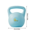 thumbnail image 3 of Water Filled Kettlebell for Home Gym Training 6kg Durable PE Material Strengthen Full-Body Workout for Indoor Fitness and Weight Training, 3 of 4