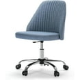 thumbnail image 4 of CONCETTA Rolling Chair, Adjustable Lounge Chair for Office or Bedroom, Blue, 4 of 6