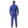 thumbnail image 3 of Ropa protectora de soldadura ignífuga Traje de una pieza Soldador de seguridad Protección laboral AzulXL, 3 of 5