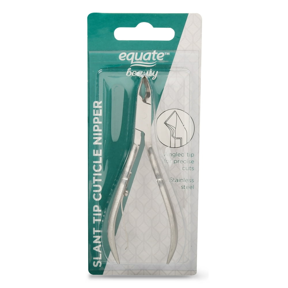 Equate Beauty Stainless Steel Slant Tip Fingernail Cuticle Nipper