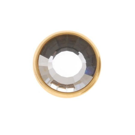 SWAROVSKI ELEMENTS Gold Plated Crystal Decorative Button 11mm (1 Set)