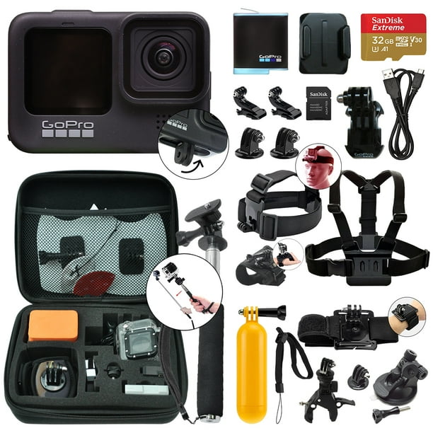 GoPro HERO9 Black Waterproof 5K Hero 9 Camera Camcorder + 32GB Complete