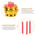 thumbnail image 2 of Shisuyan Creative LED Censer With Stick Red Plastic 1Pcs 8.3x4.1x3.0in, 2 of 8