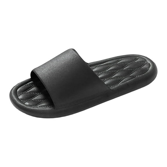 Men'S Trendy Slip-On Thong Sandals Couples Men Shower Room Home Non Slip Breathable Massage Soft Sole Quick Drying Slipper Comfortable Flat Shoes Cool Men'S Slide Slippers