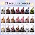 thumbnail image 4 of Hot6sl Ofertas de La Semana Kit de 24 Esmaltes Gel de Color, Clásico y de Moda, 3 Botellas de Capa Base, Capa Superior Mate y Brillante, 4 of 7