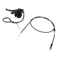 thumbnail image 4 of Cable De Acelerador De Pulgar De 46,45 Pulgadas, Conjunto De Acelerador De Palanca De Freno Doble A Prueba De Herrumbre Negro De 22 Mm Para 50-250 Cc ATV Go Kart Anggrek Otros, 4 of 8