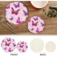 thumbnail image 4 of Butterfly 2 Pack Pot Holders Trivets, Heat Resistant Hot Pads for Kitchen Table Decoration Trivets for Hot Dishes/Pot/Bowl/Teapot/Kitchen Hot Pads Trivets, 7" + 9.45", 4 of 7