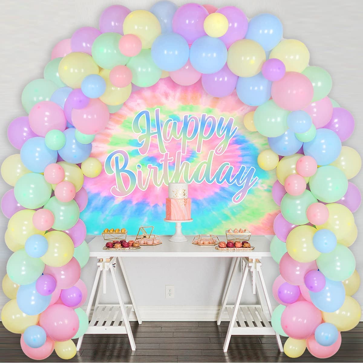 Hippie Theme Party Decorations, 60's Photo Backdrop, Tie Dye Balloons,  Garland Kit for Retro 60s Peace and Love Party, 1960s - AliExpress