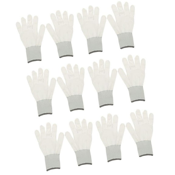 6Pairs Cotton Glove, Car Detailing Wrap Anti-Static Applicator Wrap Gloves