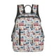 thumbnail image 1 of Disketp London Symbols1 Mochila Ligera e Impermeable, Mochila de Día Resistente para Viajes, Senderismo y Uso Diario para Hombre y Mujer, 1 of 7