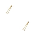 thumbnail image 2 of Cateissary Pinza para alimentos, pinzas para barbacoa, pinza para postres, acero inoxidable multiusos, superficie lisa a prueba de herrumbre, Type1 NO1, 2 of 6