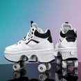 thumbnail image 6 of Unisex Roller Skate Shoes - Sneakers - Roller Shoes 2-in-1 Suitable for Outdoor Sports Skating Invisible Roller Skates for Boys Girls, 6 of 12