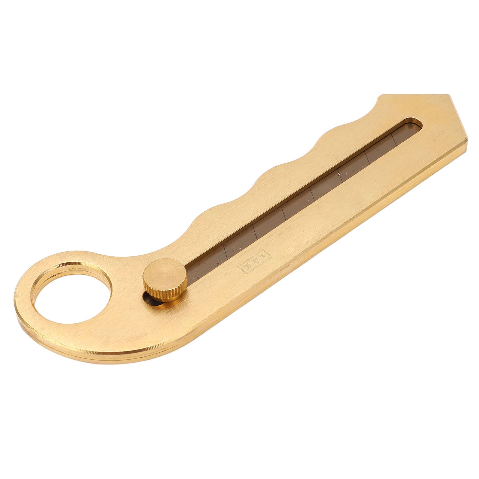 NFTIGB Utility Knife Pure Copper Heavy Duty Golden Retractable Snap Off Wallpaper Knife for Cutting 3.94 inches / 10 cm Blade