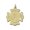 Yellow Gold, variant on Saint Florian Protector Firefighters Necklace Pendants Adult -3/4 Sterling Silver