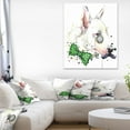 thumbnail image 1 of Design Art Bull Terrier Dog Canvas Print, 1 of 3