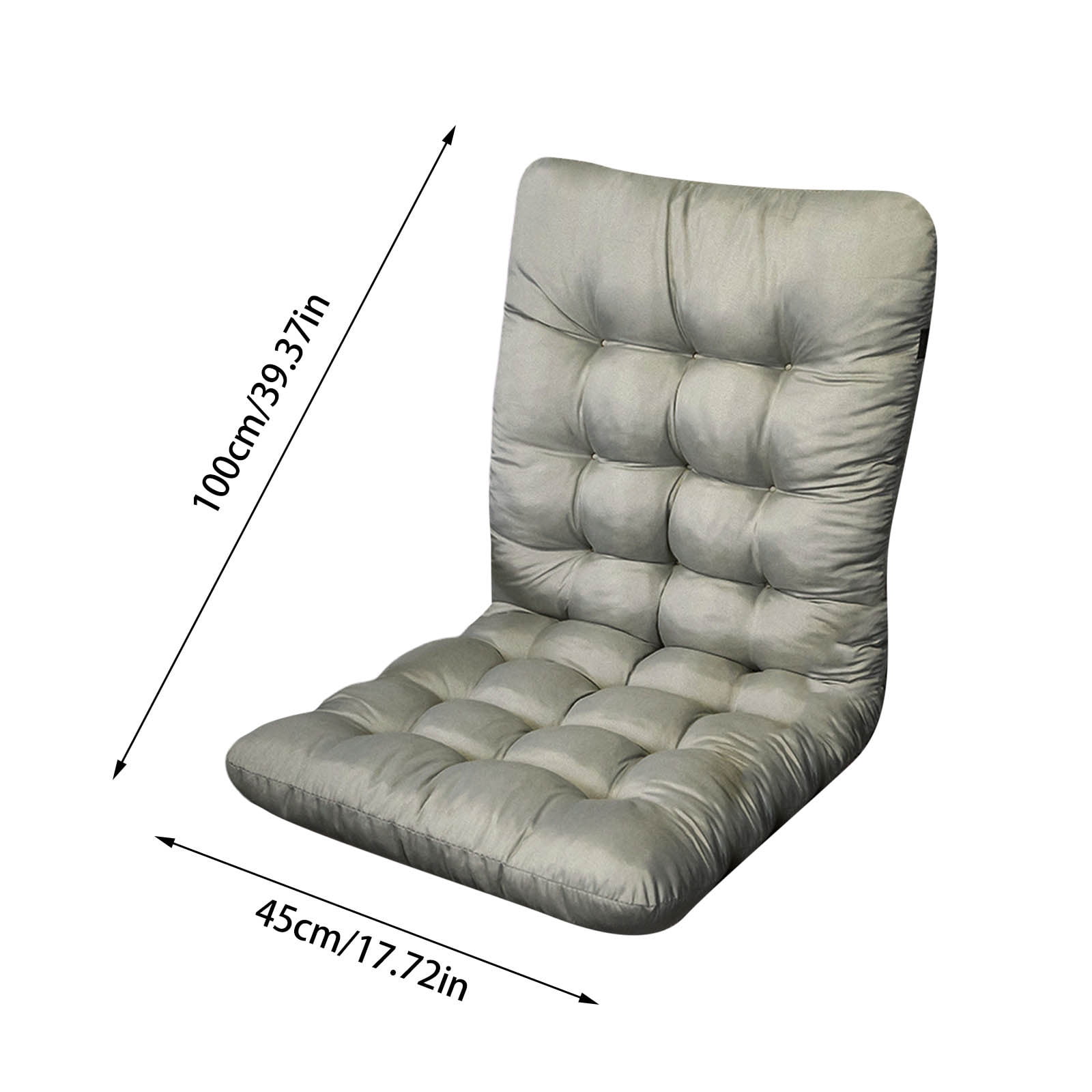 High Back Chair Cushion - Thick Memory Foam Seat Pad with Non- Ties, Waterproof Indoor/Outdoor Rocking & Patio Chair Cushions, Comfortable Support for Office, Garden & Home