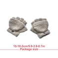thumbnail image 4 of Manoplas para Niños sweethay Guantes Sin Dedos Color Sólido, 4 of 6