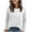 White, variant on tarylea Tops for Women Trendy Crew Neck Long Sleeve Shirts Solid Color Loose Tops Casual Comfy Basic Fall Tops