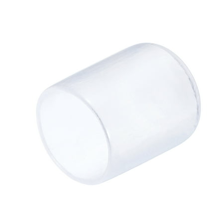 

20pcs Rubber End Caps 16mm(5/8 ) ID Vinyl PVC Round Tube Bolt Cap Cover Screw Thread Protector Clear