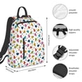 thumbnail image 2 of Fuzoiu Ladybugs And Flowers Print Lightweight Daypack,Weekender Bag for Men and Women, Travel Backpack with Padded Straps for School, Travel & Work, 2 of 7