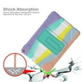 thumbnail image 3 of Kids Case for Amazon Fire 10 Pro/10 Plus/HD 10 Tablet(11th Generation, 2021 Release) - Heavy Duty Durable Shockproof Case with Foldable Kickstand Rugged Silicone EVA Cover,Rainbow Green, 3 of 6