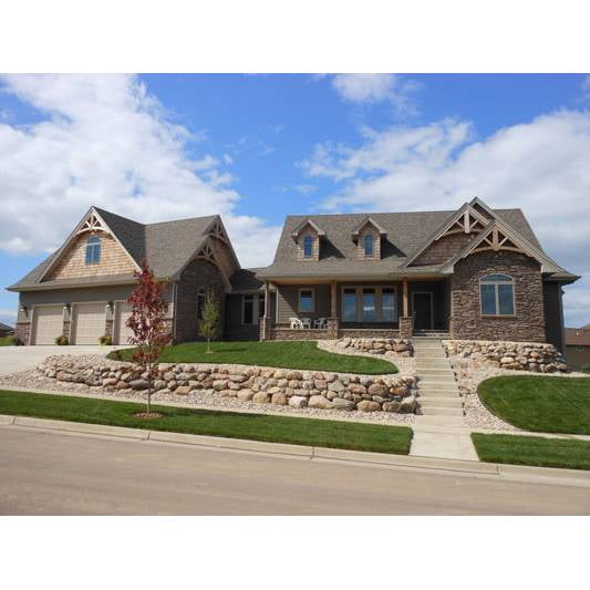 The House Designers: THD-2138 Builder-Ready Blueprints to Build a Craftsman Cottage House Plan with Slab Foundation (5 Printed Sets)