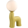 thumbnail image 2 of Livabliss Opal Cottage Accent Table Lamp, 17-inch, Yellow with White Shade, 2 of 5