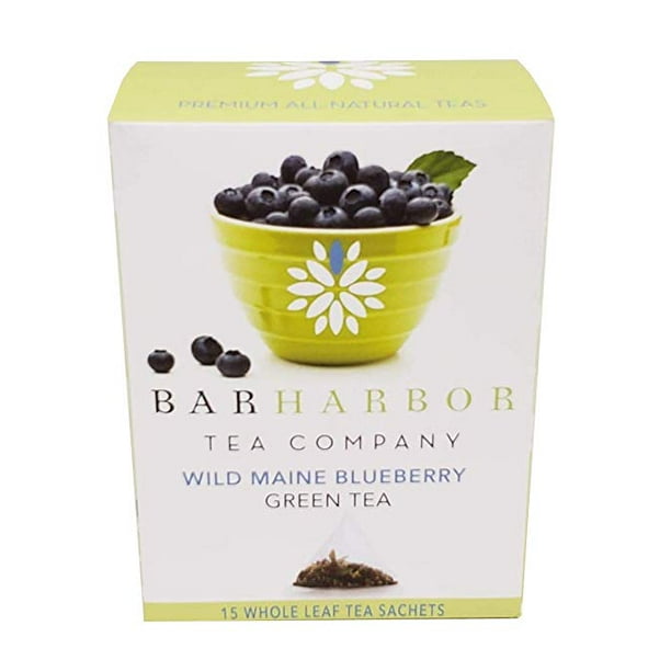 Wild Maine Blueberry Green Tea, Organic, 15 count