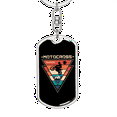 thumbnail image 5 of Motocross California Biker Stainless Steel or 18k Gold Premium Swivel Dog Tag Keychain, 5 of 10