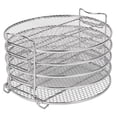thumbnail image 2 of Kearding Soporte para deshidratador de alimentos GeweYeeli, estante de drenaje de frutas y verduras apilable de acero inoxidable de 5 capas, Herramientas y accesorios para hornear, 2 of 6