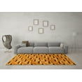 thumbnail image 3 of Ahgly Company Indoor Rectangle Oriental Yellow Modern Area Rugs, 4' x 6', 3 of 4