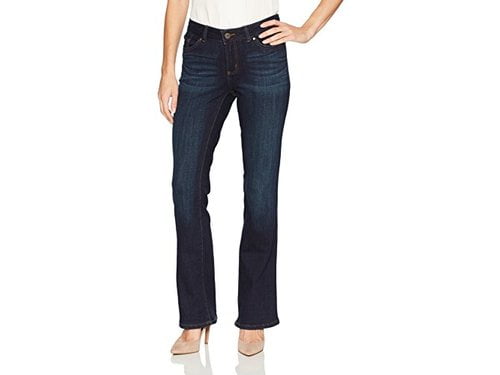 lee women's modern series curvy fit bootcut jean with hidden pocket