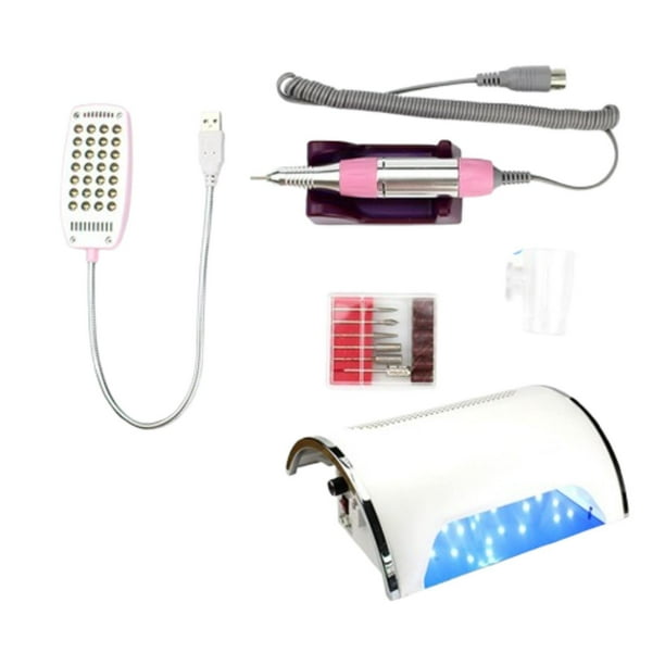 Máquina recolectora de polvo de uñas con taladro para uñas, brocas para uñas, aspiradora de uñas para el hogar