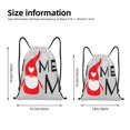 thumbnail image 5 of Yiaed Gnome Home With A Cute Gnome Print Drawstring Bags Drawstring Backpack Bulk String Back Pack Gym Sport Bag-Medium, 5 of 5
