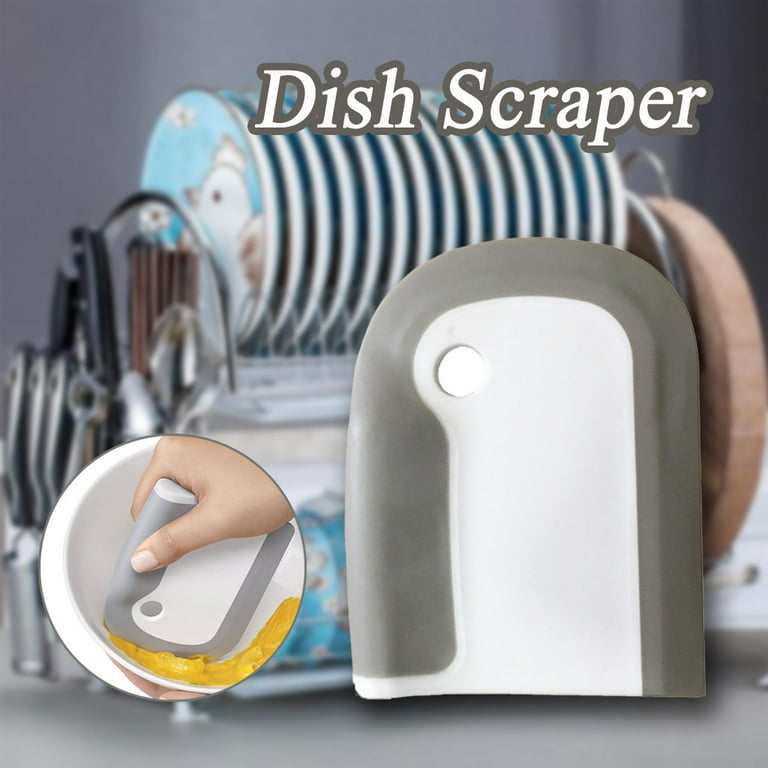 Tiitstoy Dish Scraper, Durable Pan Scraper, Good Grip Kitchen Food Scraper  