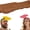 Brown, variant on Funny Palm-Shaped Sun Hat for Women & Men, Summer Novelty Outdoor Hand-Shaped Beach Pool Party Sun Protection Hat