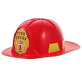 Adult Fireman Hat Plastic Fireman Helmet Fireman's Helmet Costume