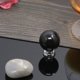 thumbnail image 2 of Juego de 4 pomos para cajones, tiradores de cerámica redondos negros, pomos para puertas de armarios, muebles, cajones, 28mm, 2 of 5