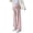 # Pink, variant on Taqqpue Women's Maternity Dress Pants Solid Color Over The Belly Stretchy Work Slack Pregnancy Pants Wide Leg Lounge Trousers with Pockets for Women