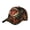 Jungle Camo, variant on TEXAS Longhorn Embroidered Color Block Trucker Hat Unisex Adjustable Cotton Breathable Fashion Cap for Travel Daily Wear